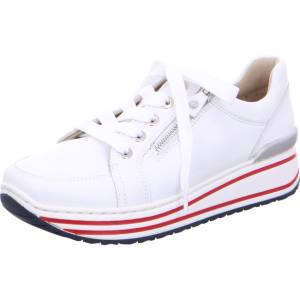 White Ara Shoes Lace-ups Sapporo Women's Sneakers | ARA793PNX