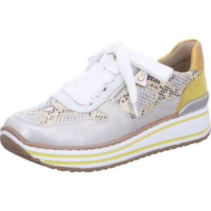 White / Grey Ara Shoes Lace-ups Sapporo Multi Women's Sneakers | ARA410ZGH