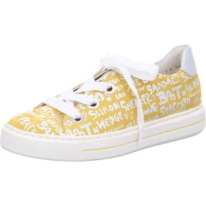 Yellow Ara Shoes Courtyard Women's Sneakers | ARA253KEB