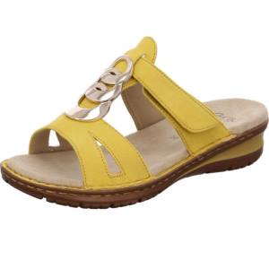 Yellow Ara Shoes Hawaii Sole Women's Mules | ARA371YIG