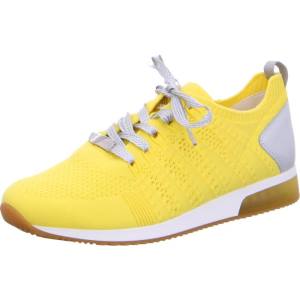 Yellow Ara Shoes Lissabon Women's Sneakers | ARA468WIR