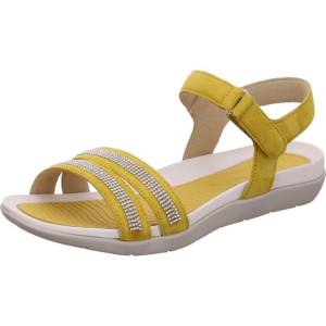 Yellow Ara Shoes Nepal Sole Women's Sandals | ARA387WNC