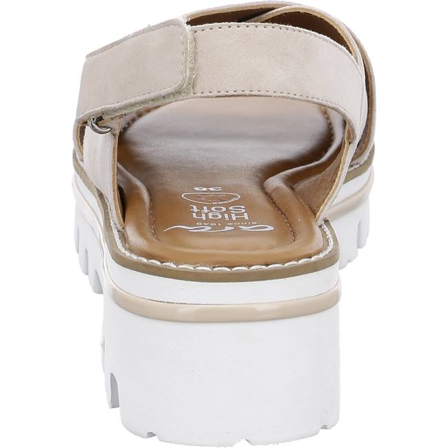 Beige Ara Shoes Kopenhagen Sand Women's Sandals | ARA430SGM