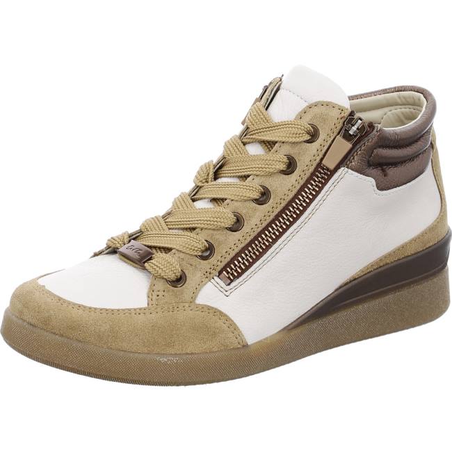 Beige Ara Shoes Lace-ups Lazio Toffee Cloud Women\'s Boots | ARA923ZVM