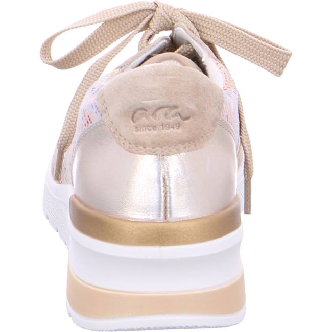 Beige Ara Shoes Lace-ups Neapel Sand Multi Women's Sneakers | ARA390DWS