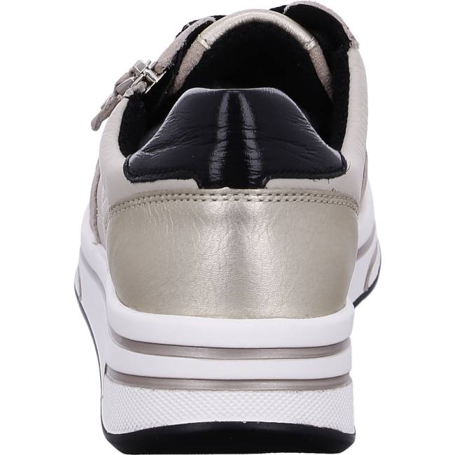 Beige Ara Shoes Lace-ups Sapporo Women's Sneakers | ARA583XYU