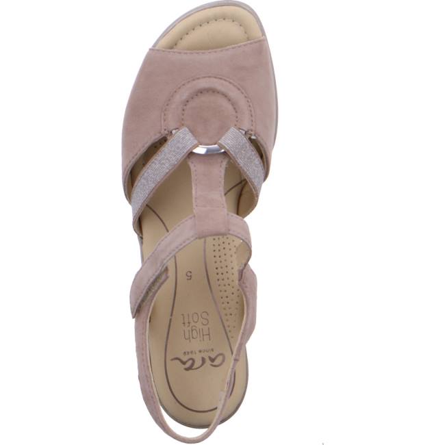 Beige Ara Shoes Lugano Taupe Women's Sandals | ARA034MKF