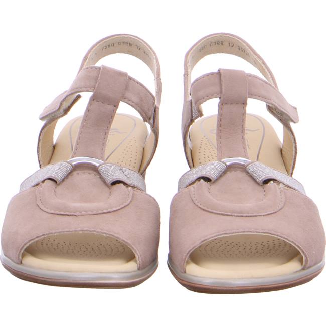 Beige Ara Shoes Lugano Taupe Women's Sandals | ARA034MKF