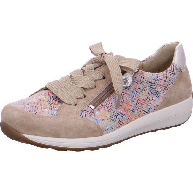 Beige Ara Shoes Merano Sand Multi Women\'s Sneakers | ARA534OJX