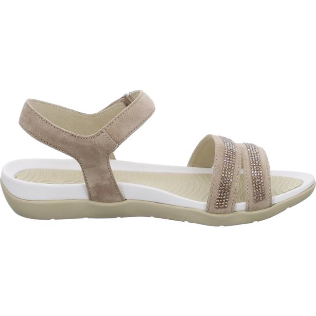 Beige Ara Shoes Nepal Sand Women's Sandals | ARA865LZY