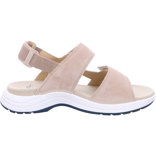 Beige Ara Shoes Panama Sand Women's Sandals | ARA019QVK