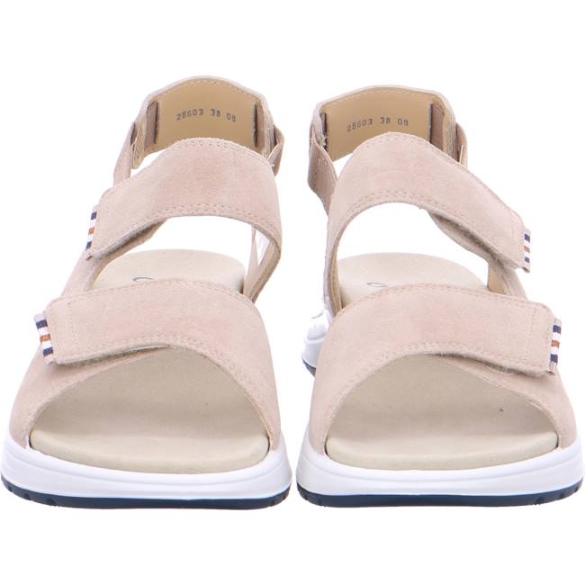 Beige Ara Shoes Panama Sand Women's Sandals | ARA019QVK