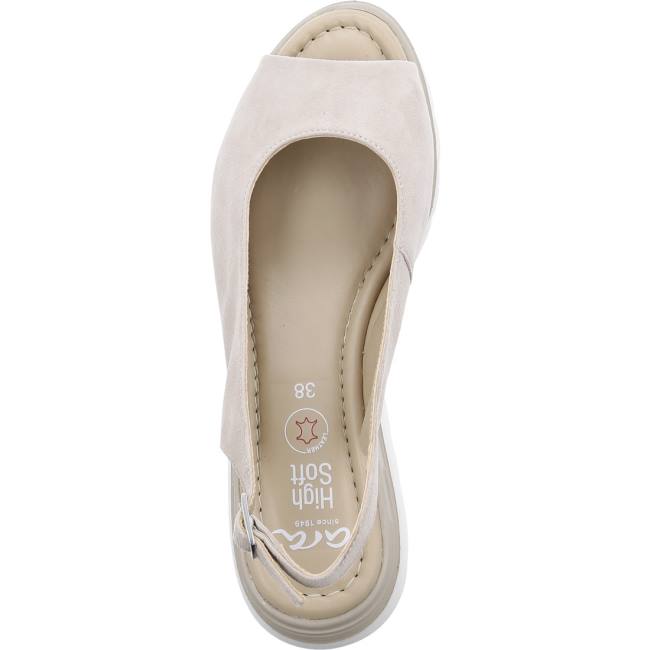 Beige Ara Shoes Rimini Sand Women's Sandals | ARA165FCX