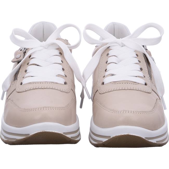 Beige Ara Shoes Sapporo Nude Women's Sneakers | ARA921CKU