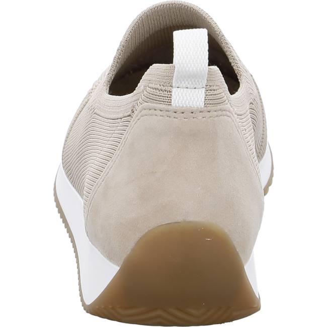 Beige Ara Shoes Slip-ons Lissabon Sand Women's Loafers | ARA702AWJ