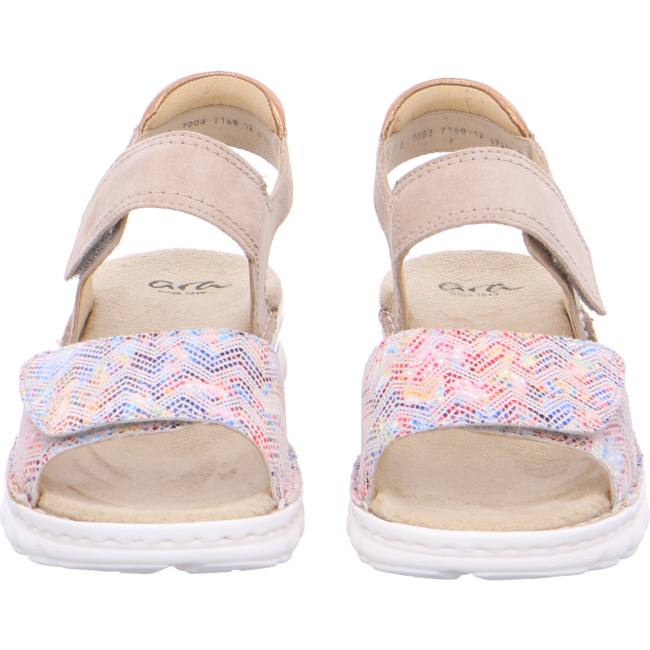 Beige Ara Shoes Tampa Multi Sand Women's Sandals | ARA602GYQ