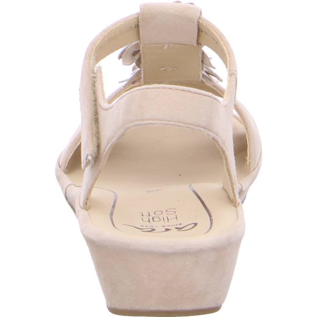 Beige Ara Shoes Wedge Capri Women's Sandals | ARA832WEJ