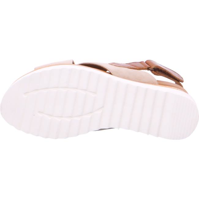 Beige Ara Shoes Wedge Valencia Sand Women's Sandals | ARA578TYR