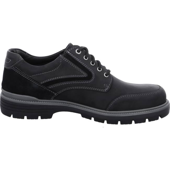 Black Ara Shoes Alonso Men's Lace Up Shoes | ARA461NOT