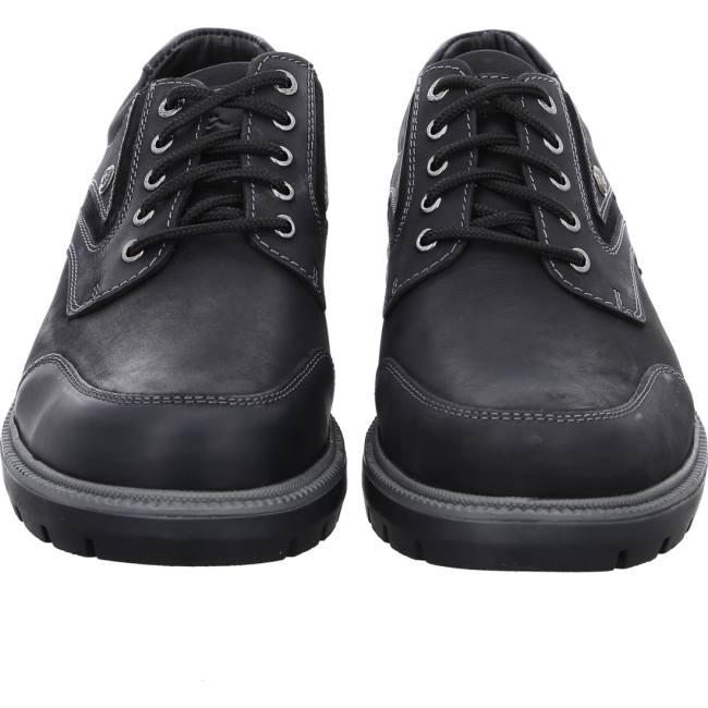 Black Ara Shoes Alonso Men's Lace Up Shoes | ARA461NOT