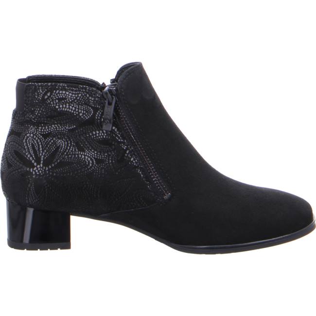 Black Ara Shoes Ankle Graz Women's Boots | ARA267KSM