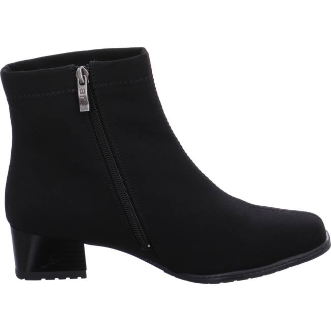 Black Ara Shoes Ankle Graz Women's Boots | ARA346WKX