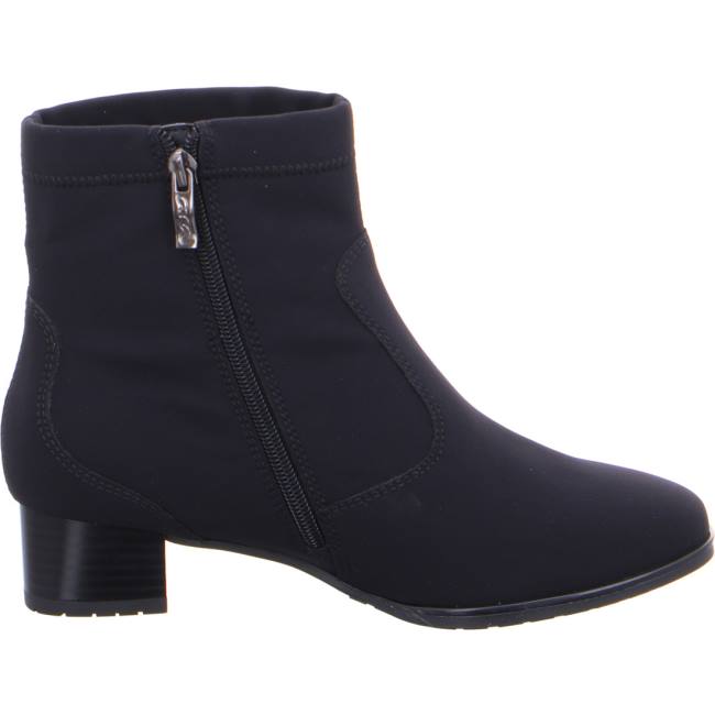 Black Ara Shoes Ankle Graz Women's Boots | ARA754VOP