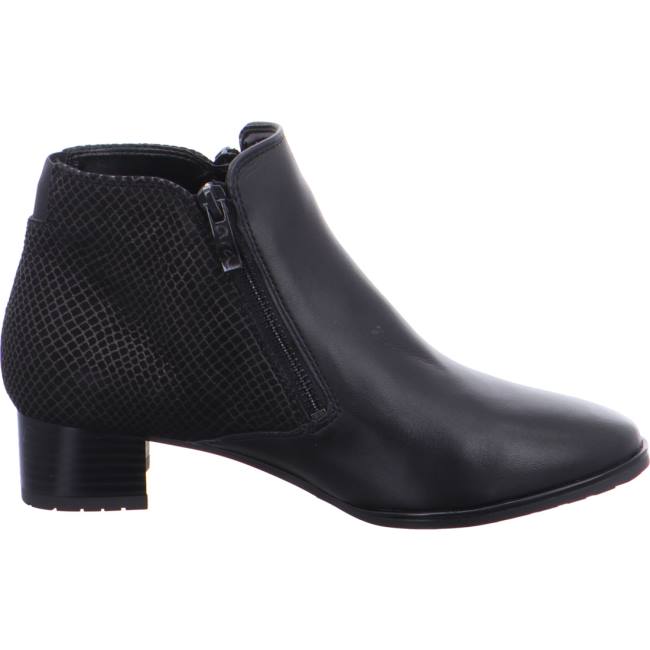 Black Ara Shoes Ankle Graz Women's Boots | ARA764FBR