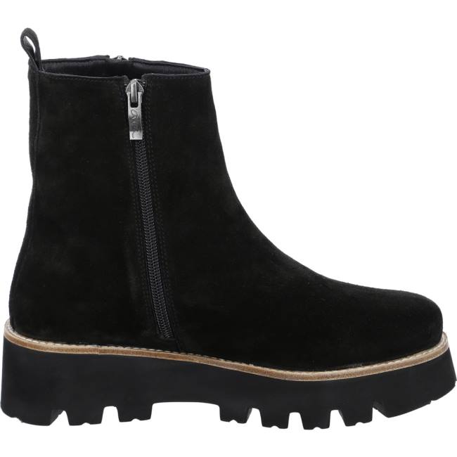 Black Ara Shoes Ankle Kopenhagen Women's Boots | ARA895ZYO