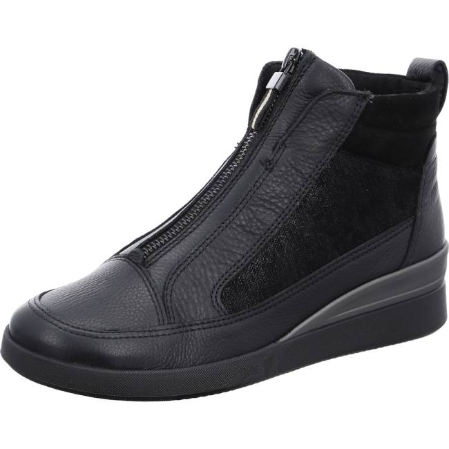 Black Ara Shoes Ankle Lazio Women\'s Boots | ARA825XRB