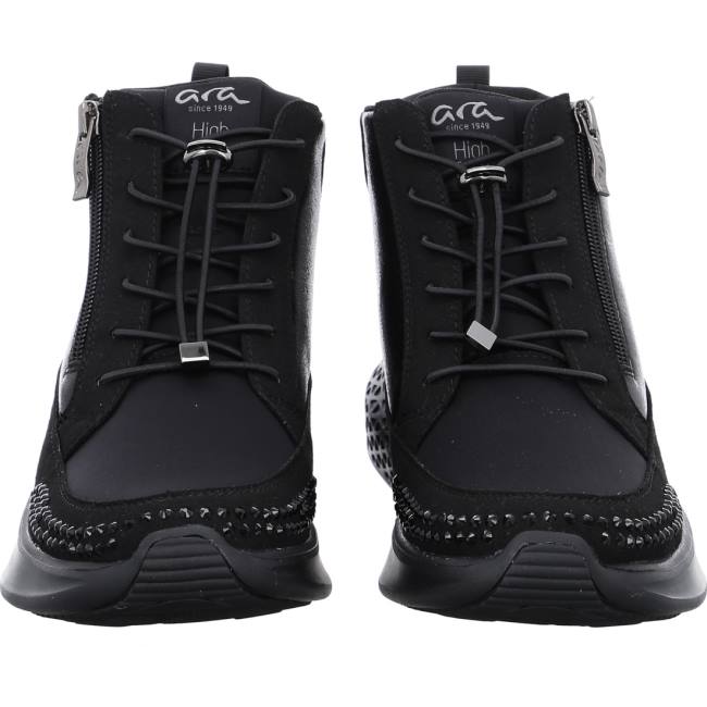 Black Ara Shoes Ankle Maya Women's Boots | ARA709FEK