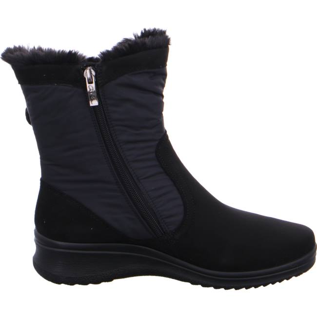 Black Ara Shoes Ankle München Women's Boots | ARA235BOT