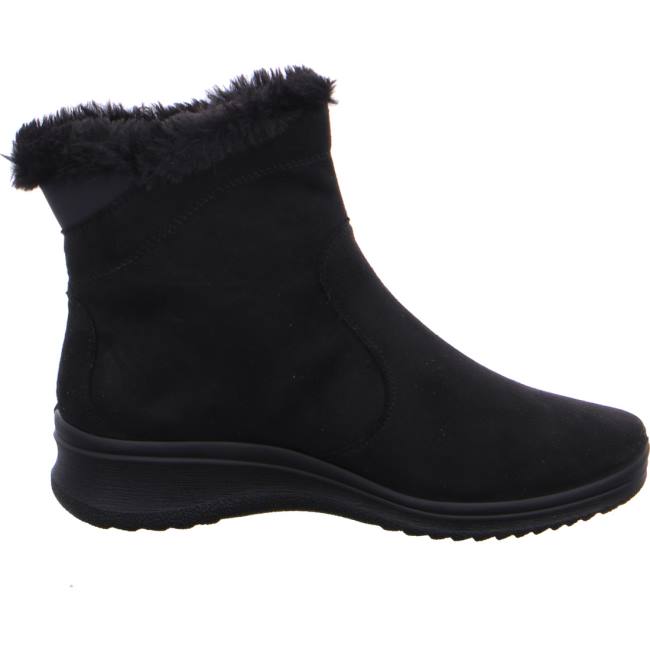 Black Ara Shoes Ankle München Women's Boots | ARA289GJM