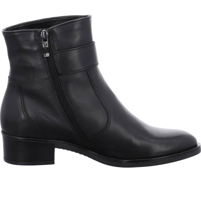 Black Ara Shoes Ankle Parker Women's Boots | ARA214YGD