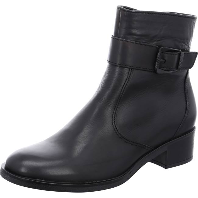 Black Ara Shoes Ankle Parker Women\'s Boots | ARA214YGD