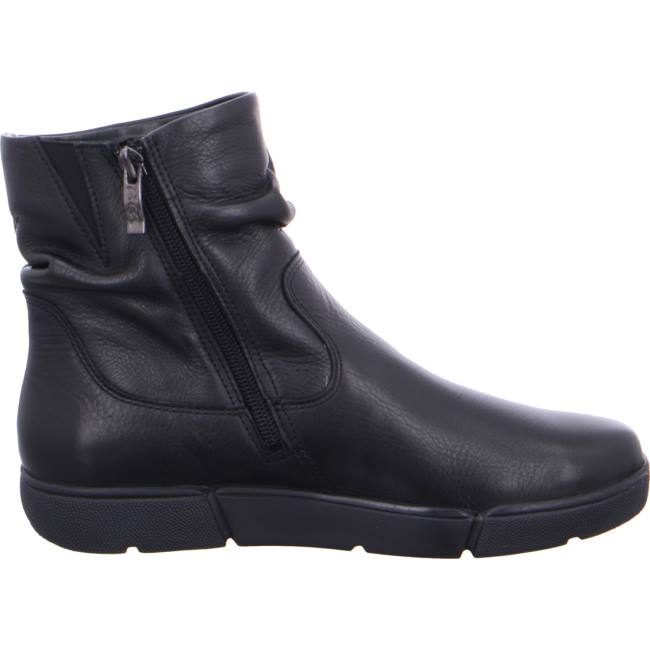 Black Ara Shoes Ankle Rom Women's Boots | ARA190RBE