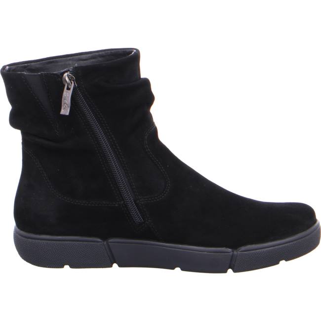 Black Ara Shoes Ankle Rom Women's Boots | ARA471BPN