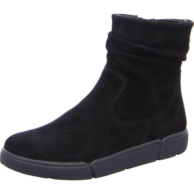 Black Ara Shoes Ankle Rom Women\'s Boots | ARA471BPN