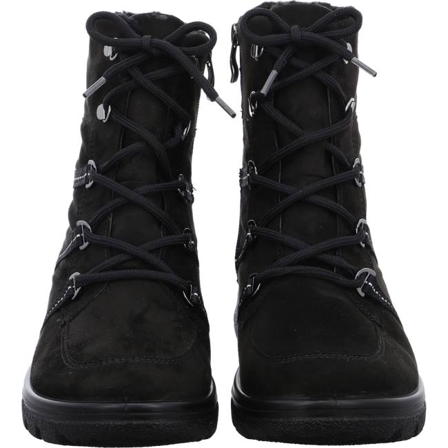 Black Ara Shoes Ankle Saas-fee Women's Boots | ARA683QYG