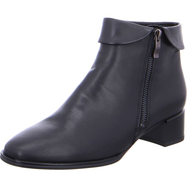 Black Ara Shoes Ankle Vicenza Women\'s Boots | ARA645RNB