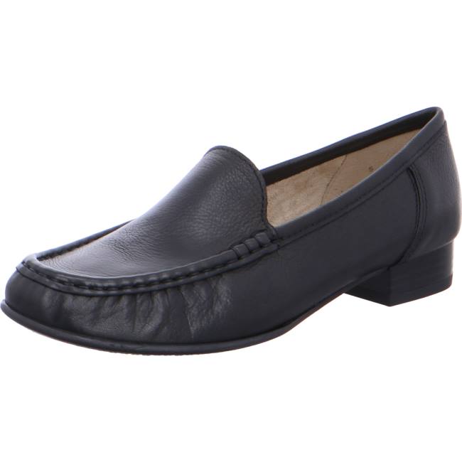 Black Ara Shoes Atlanta Women\'s Loafers | ARA518ZNW