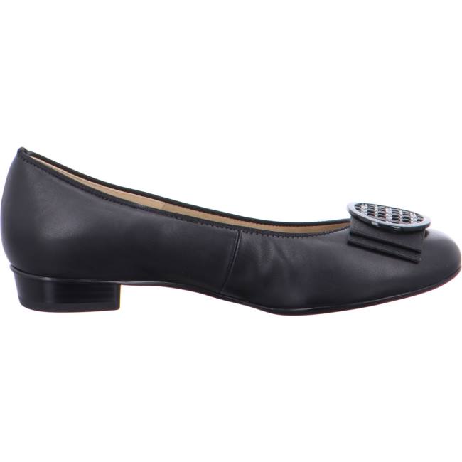 Black Ara Shoes Ballet Pumps Bari Women's Ballerina | ARA206DMF