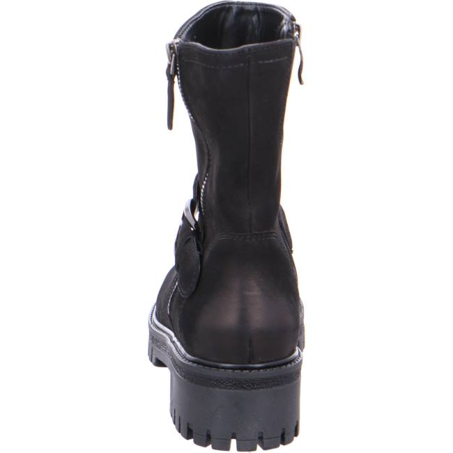 Black Ara Shoes Biker Jackson Women's Boots | ARA791FNM