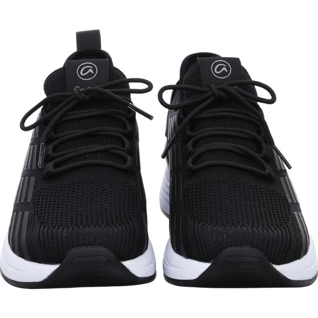 Black Ara Shoes Chicago Men's Sneakers | ARA148JYQ