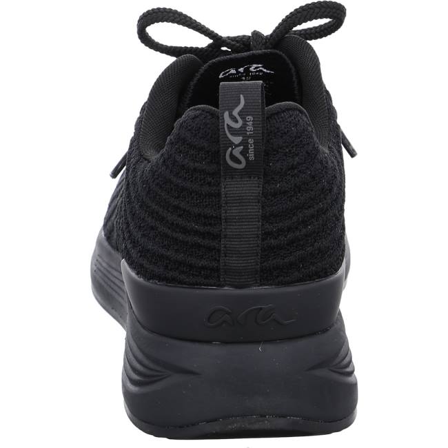 Black Ara Shoes Chicago Men's Sneakers | ARA469XHN