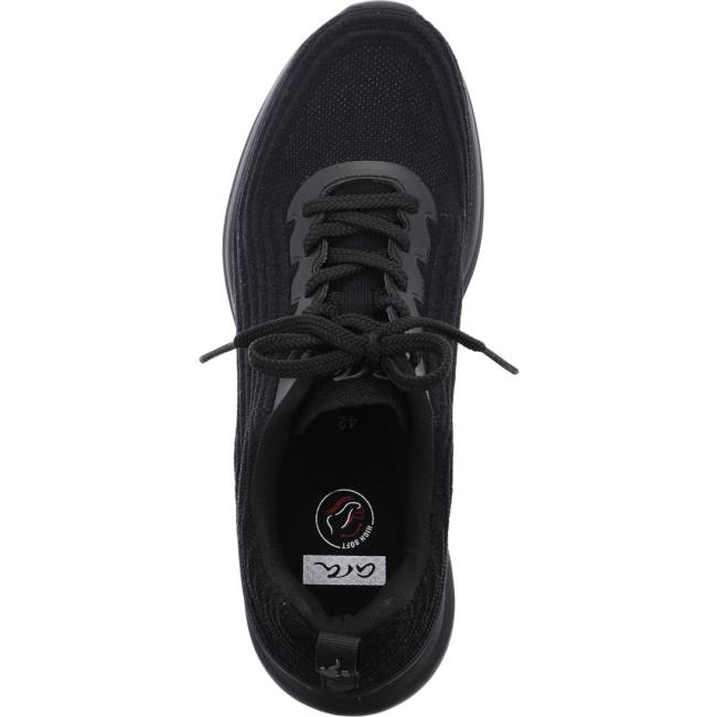 Black Ara Shoes Chicago Men's Sneakers | ARA469XHN