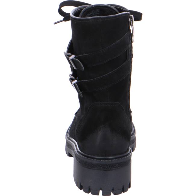 Black Ara Shoes Combat Jackson Women's Boots | ARA430IHE