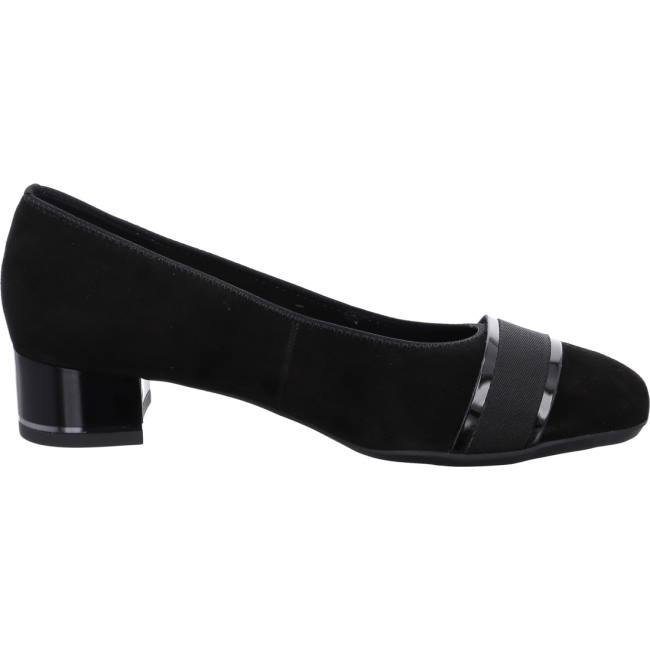 Black Ara Shoes Court Shoes Graz Women's Pumps | ARA065QEX