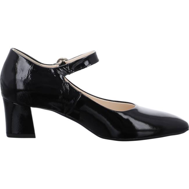 Black Ara Shoes Court Shoes London Women's Pumps | ARA806QHE