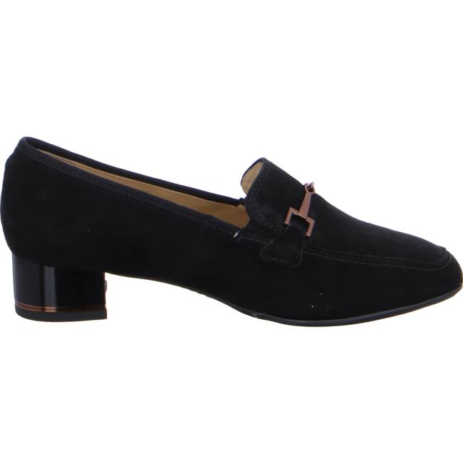 Black Ara Shoes Courts Graz Women's Pumps | ARA549UFB